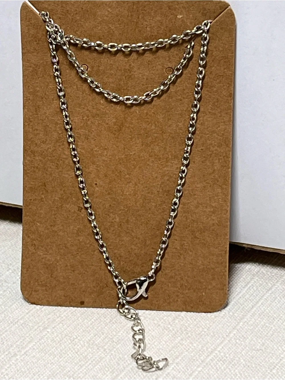Tiger Eye Butterfly Pendant Necklace Silver Tone Brown Gemstone NEW